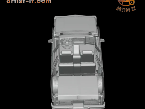 1983 Oldsmobile Regency 3d print model 3D Print Model