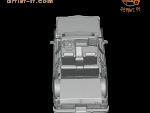 1983 Oldsmobile Regency 3d print model 3D Print Model