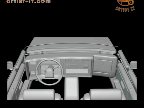 1983 Oldsmobile Regency 3d print model 3D Print Model