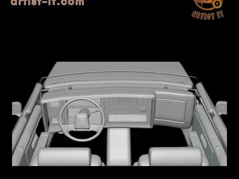1983 Oldsmobile Regency 3d print model 3D Print Model