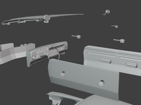 1971 Oldsmobile Cutlass Supreme sedan 3d print model 3Dプリントモデル