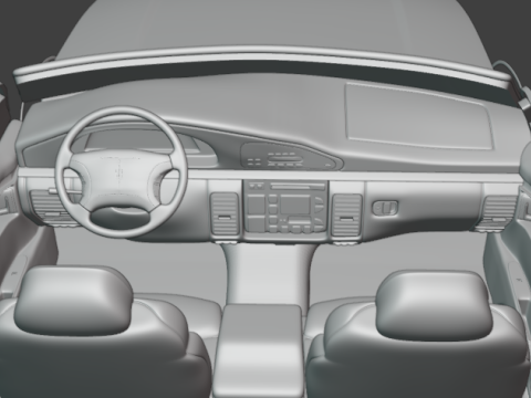 1991 - 1996 Oldsmobile 98 3d print model Model do druku 3D