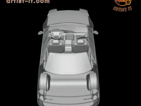 1991 - 1996 Oldsmobile 98 3d print model 3D Print Model