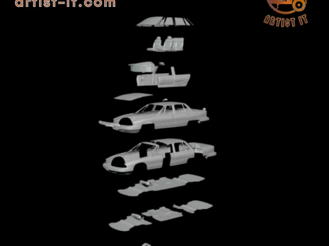 1991 - 1996 Oldsmobile 98 3d print model 3D Print Model
