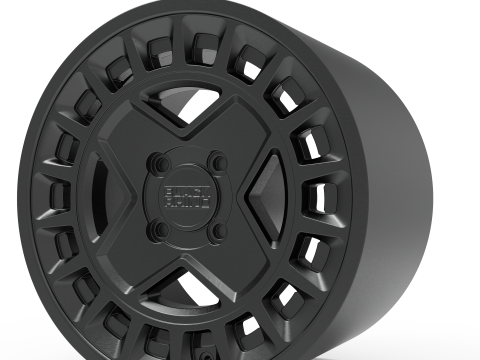 BLACK RHINO 4 SPOKES YORK 3D Принт Модель
