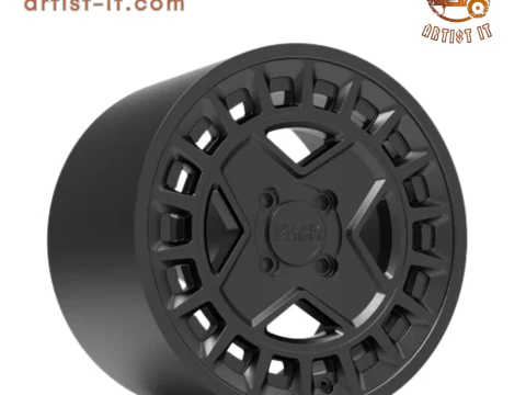 BLACK RHINO 4 SPOKES YORK 3D Print Model