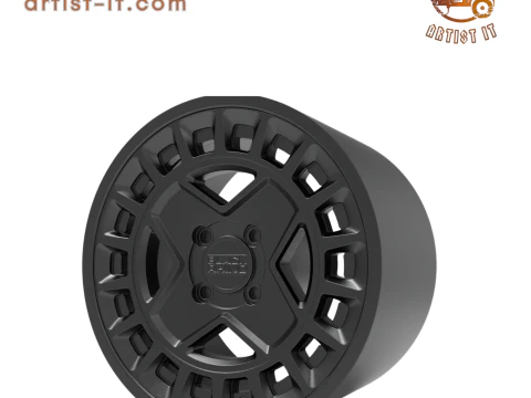 BLACK RHINO 4 SPOKES YORK 3D Print Model