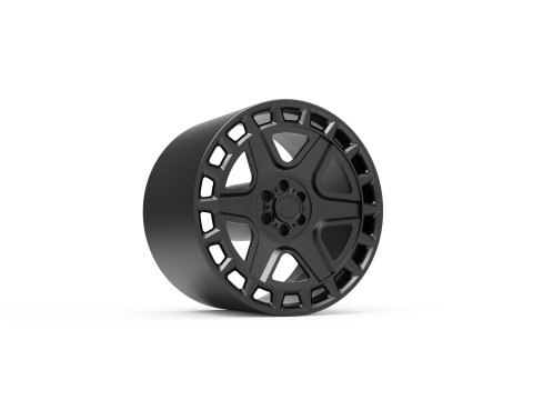 BLACK RHINO 6 spokes york 3D 프린트 모델