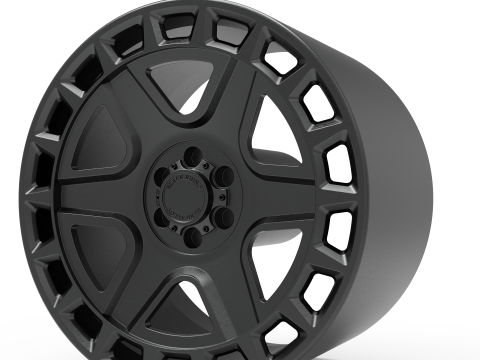 BLACK RHINO 6 spokes york 3D Принт Модель