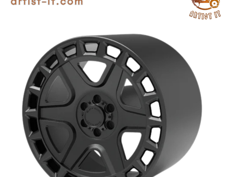 BLACK RHINO 6 spokes york 3D Print Model