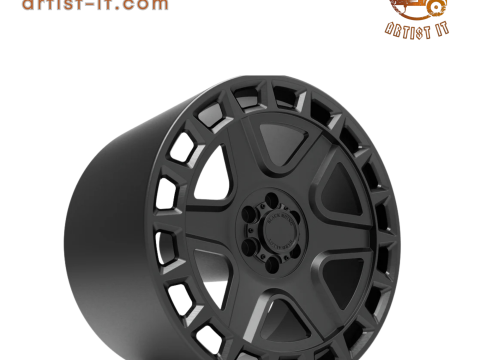 BLACK RHINO 6 spokes york 3D Print Model