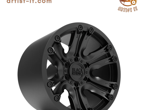 RINOCERONTE NERO Asagai Modello di stampa 3D