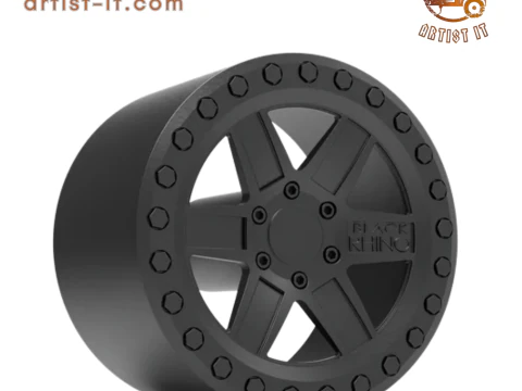 RINOCERONTE NEGRO &Aacute;tica Modelo de Impressão 3D