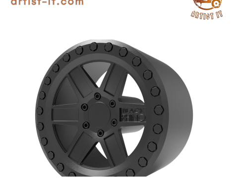 黑犀牛阿提卡 3D 打印模型