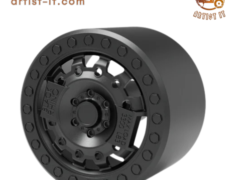 검은 코뿔소 복수자 비드락 3D 프린트 모델