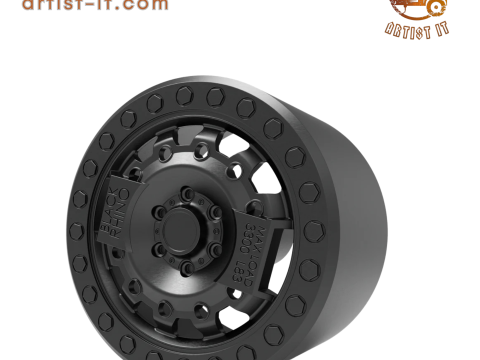 검은 코뿔소 복수자 비드락 3D 프린트 모델