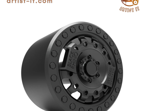 검은 코뿔소 복수자 비드락 3D 프린트 모델