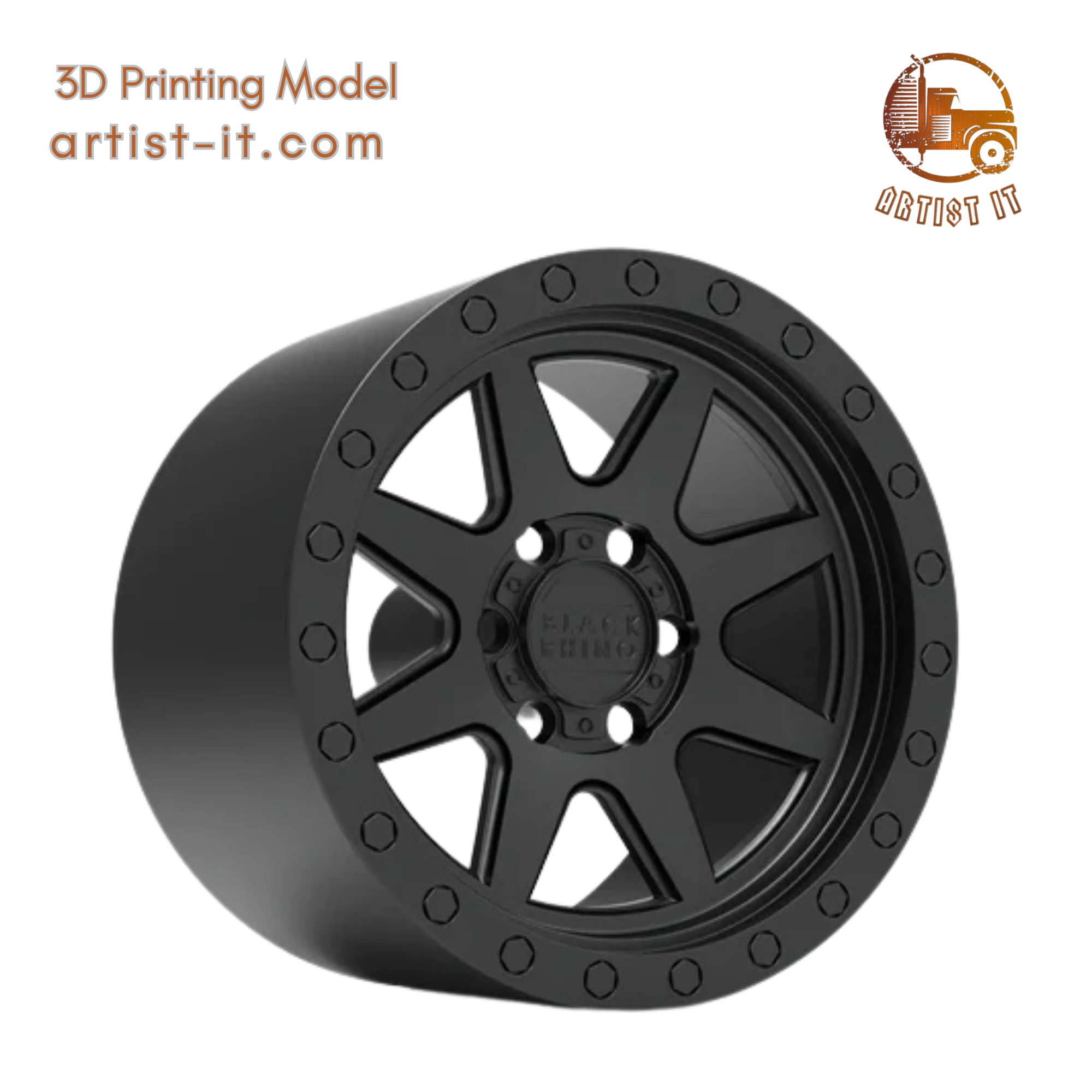 BLACK RHINO Baker 3D Print Model .c4d .max .obj .3ds .fbx .stl .blend 