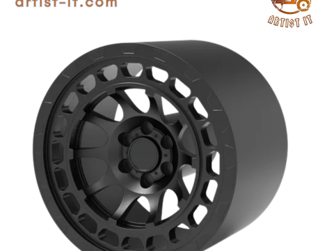 ruang RHINO HITAM Model Cetak 3D