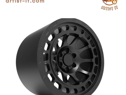 ruang RHINO HITAM Model Cetak 3D