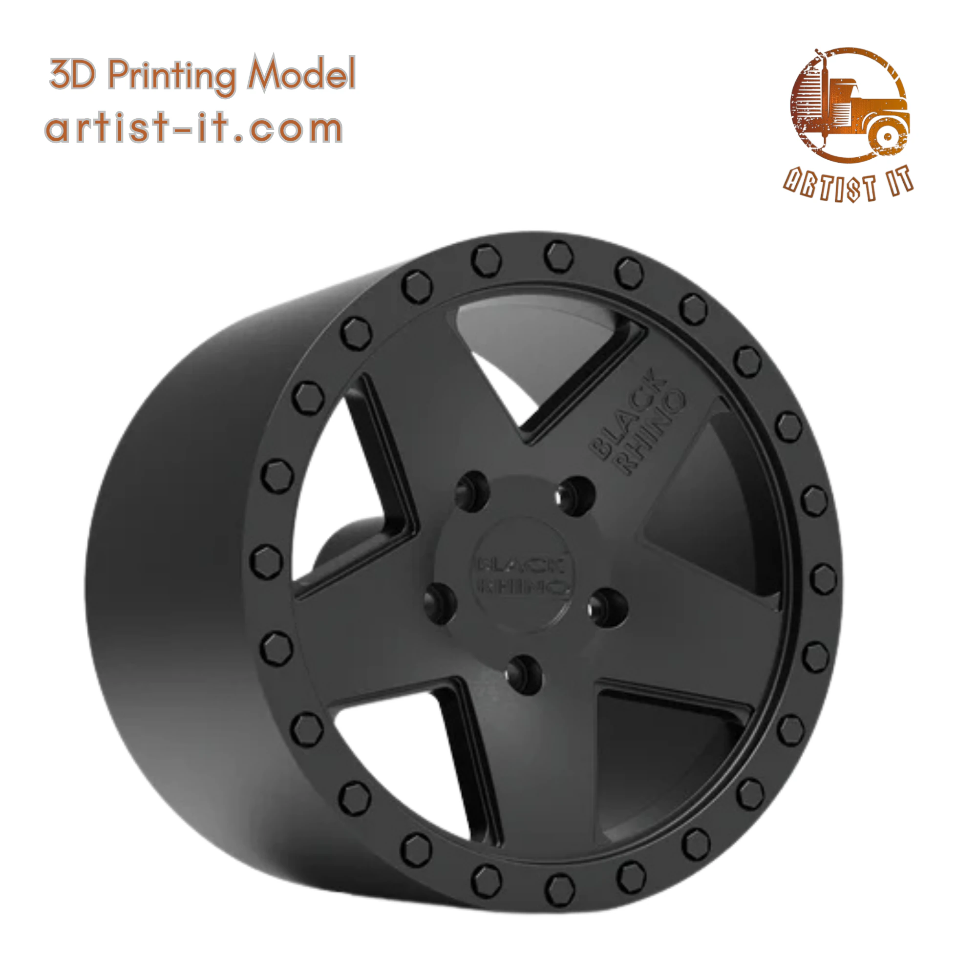 BLACK RHINO Crawler 3D Print Model .c4d .max .obj .3ds .fbx .stl .blend 
