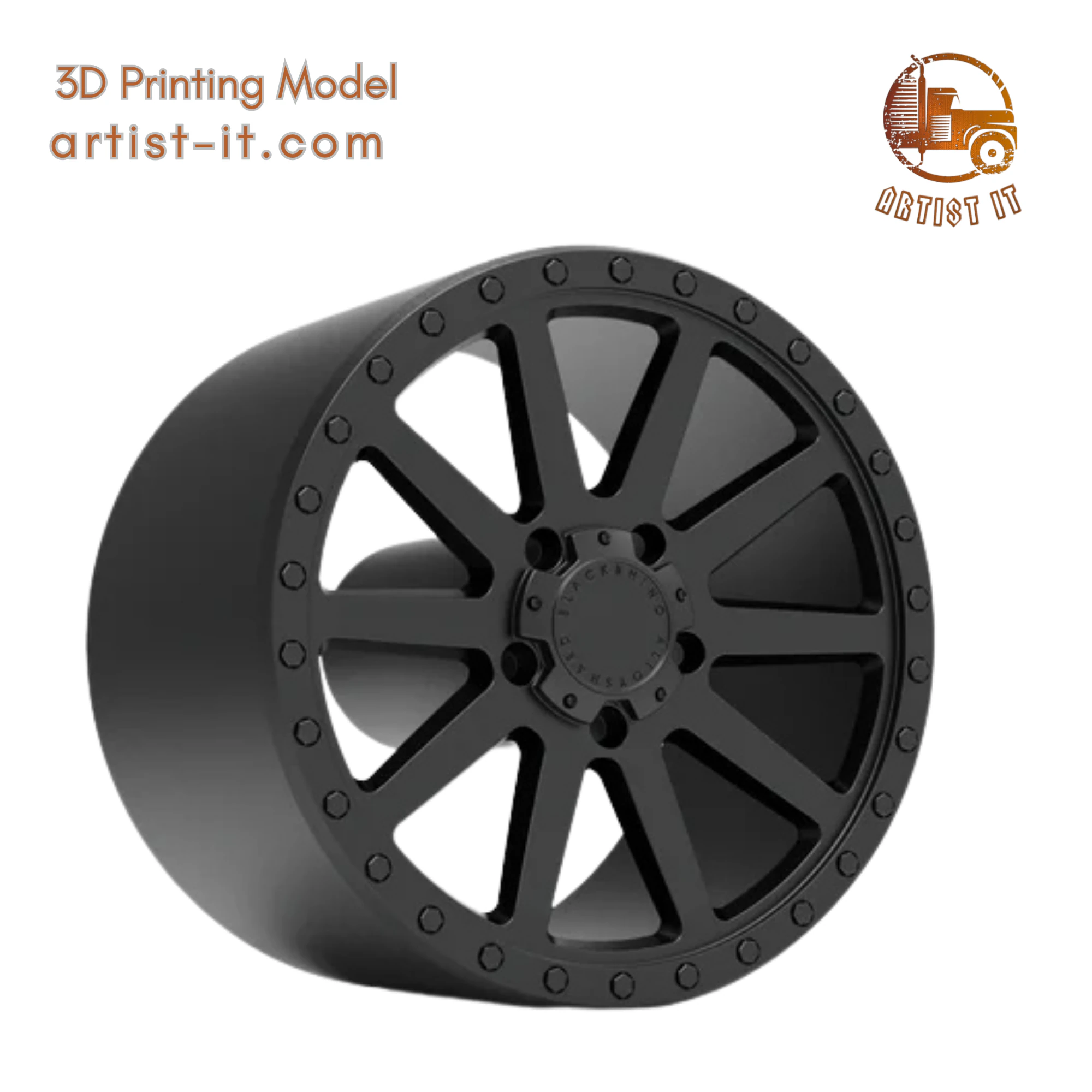 BLACK RHINO MINT 3D Print Model .c4d .max .obj .3ds .fbx .stl .blend 