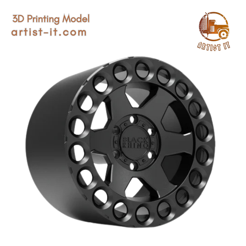 BLACK RHINO Odessa 3D Print Model .c4d .max .obj .3ds .fbx .stl .blend 