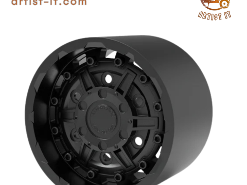 Penghancur belakang BLACK RHINO Model Cetak 3D