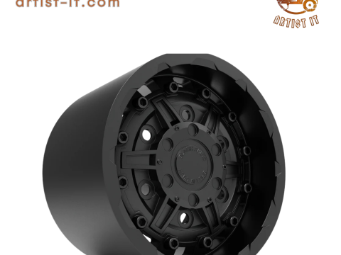 Penghancur belakang BLACK RHINO Model Cetak 3D