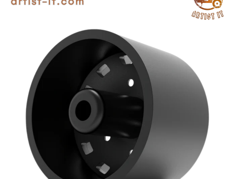 Penghancur belakang BLACK RHINO Model Cetak 3D