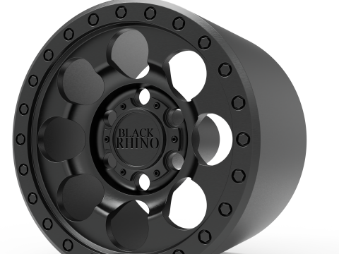 BLACK RHINO riot beadlock 3D 프린트 모델