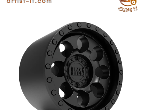 黑犀牛防暴锁 3D 打印模型