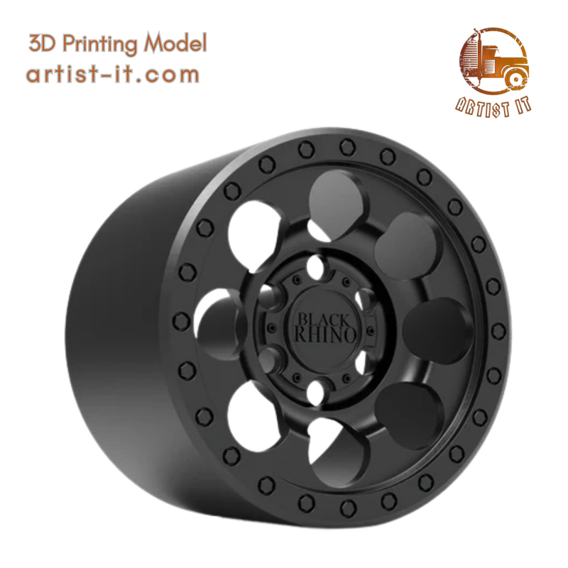 Koralik Riot z czarnego nosorożca Model do druku 3D .c4d .max .obj .3ds .fbx .stl .blend