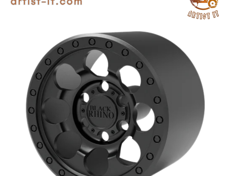 Koralik Riot z czarnego nosorożca Model do druku 3D