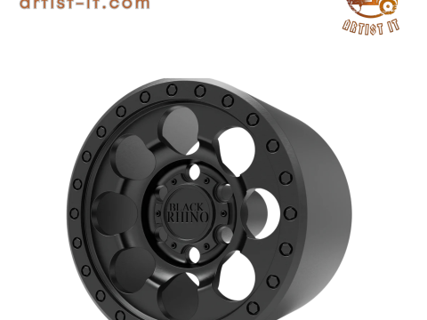 Koralik Riot z czarnego nosorożca Model do druku 3D