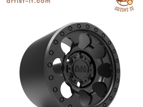 Koralik Riot z czarnego nosorożca Model do druku 3D