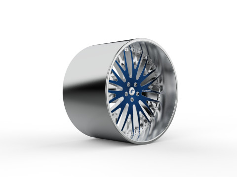 Forgiato Cravatta wheel 3d print model 3D Baskı Modeli