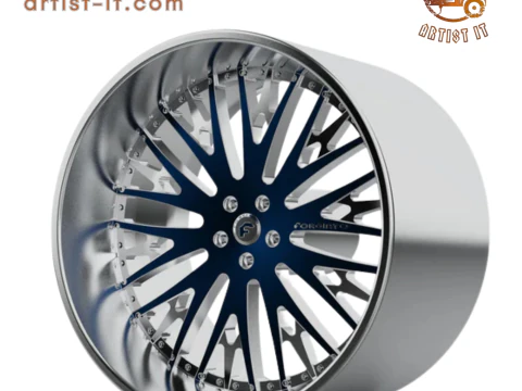 Forgiato Cravatta wheel 3d print model 3D Print Model