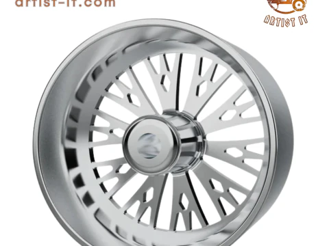 Forgiato Cravatta wheel 3d print model 3D Print Model