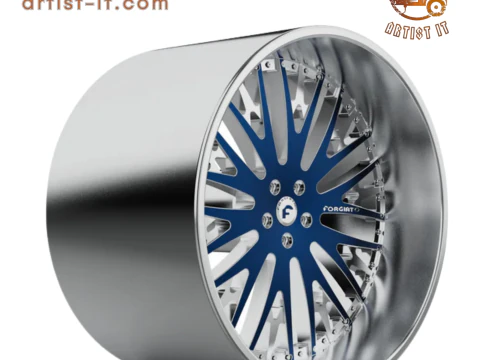 Forgiato Cravatta wheel 3d print model 3D Print Model