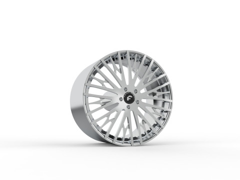 Forgiato Cravatta-ECL wheel 3d print model 3D Print Model