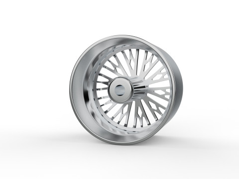 Forgiato Cravatta-ECL wheel 3d print model 3D Принт Модель