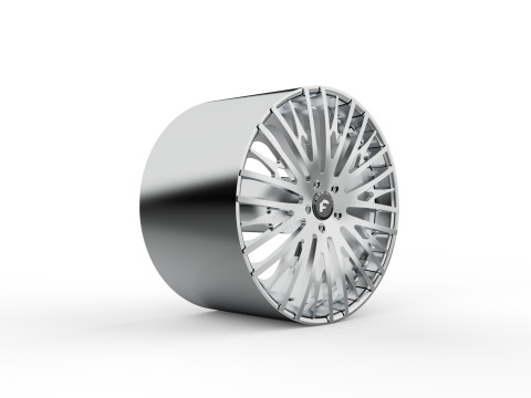 Forgiato Cravatta-ECL wheel 3d print model 3D Принт Модель