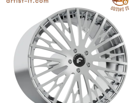 Forgiato Cravatta-ECL wheel 3d print model 3D Print Model