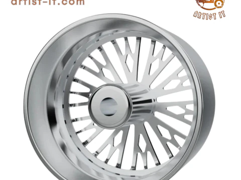 Forgiato Cravatta-ECL wheel 3d print model 3D Print Model