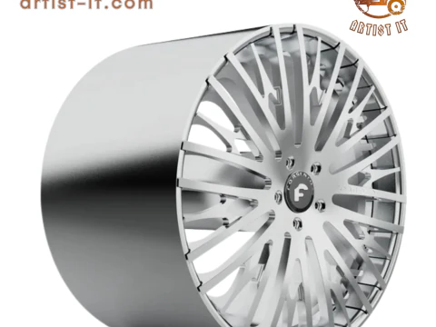 Forgiato Cravatta-ECL wheel 3d print model 3D Print Model