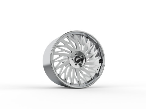 Forgiato FORGIATO BIAFORCA WHEEL wheel 3d print model 3D Print Model