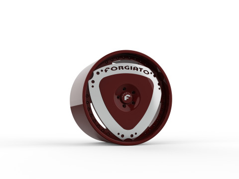 Forgiato FORGIATO Maschili WHEEL wheel 3d print model 3D Print Model