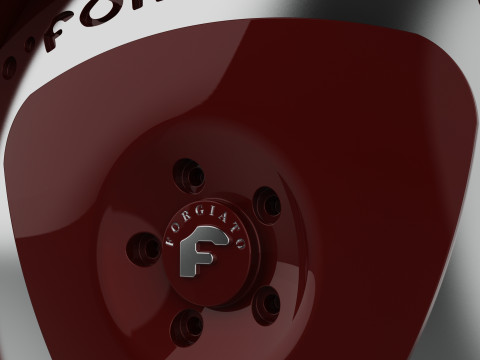 Forgiato FORGIATO Maschili WHEEL wheel 3d print model Model Cetak 3D