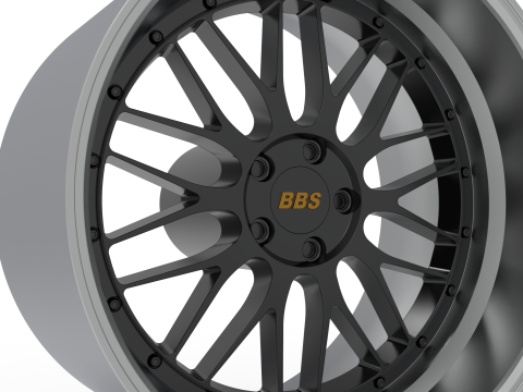 BBS LM273 wheel 3d print model 3D 打印模型